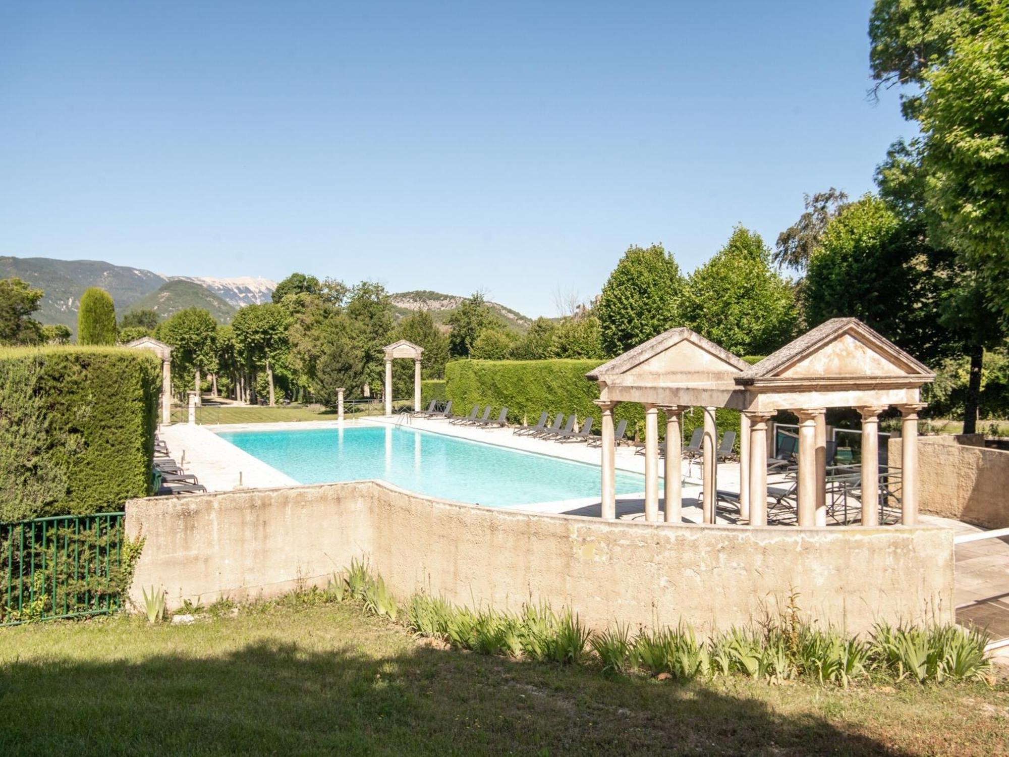 Cozy Apartment With Swimming Pool Terrace Garden Parking Montbrun-les-Bains Exterior photo